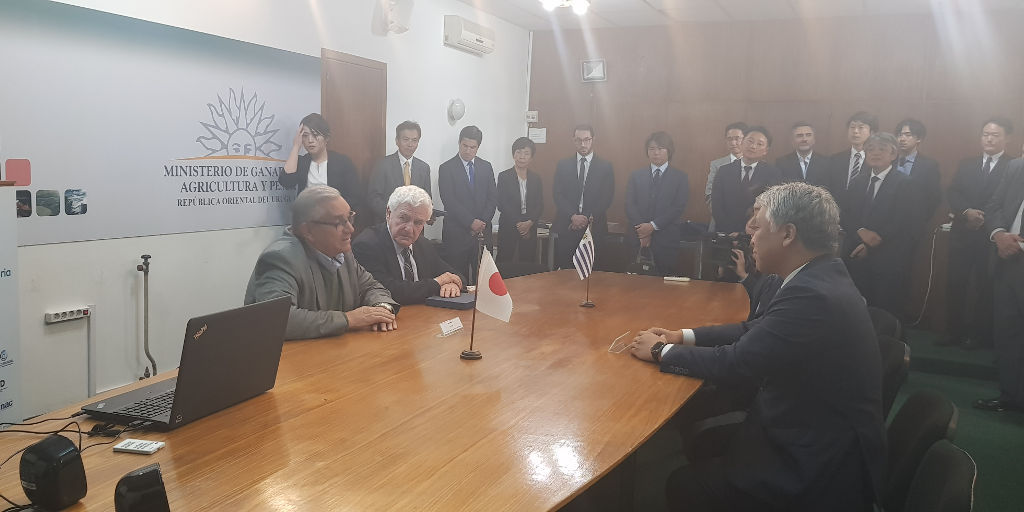 Comercialización de carne uruguaya en Japón.