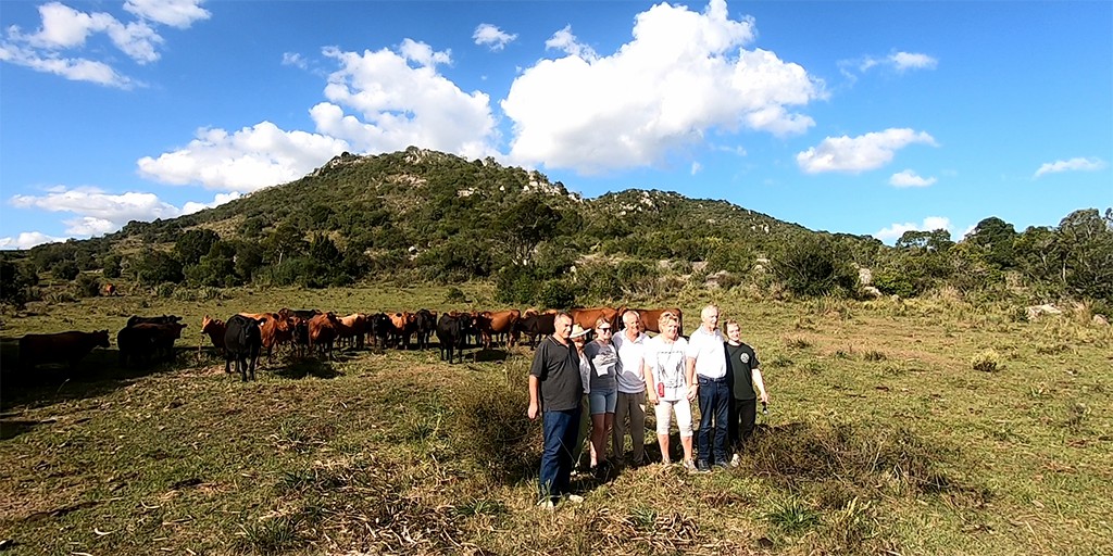 Delegación alemana de cadena Block House en Uruguay