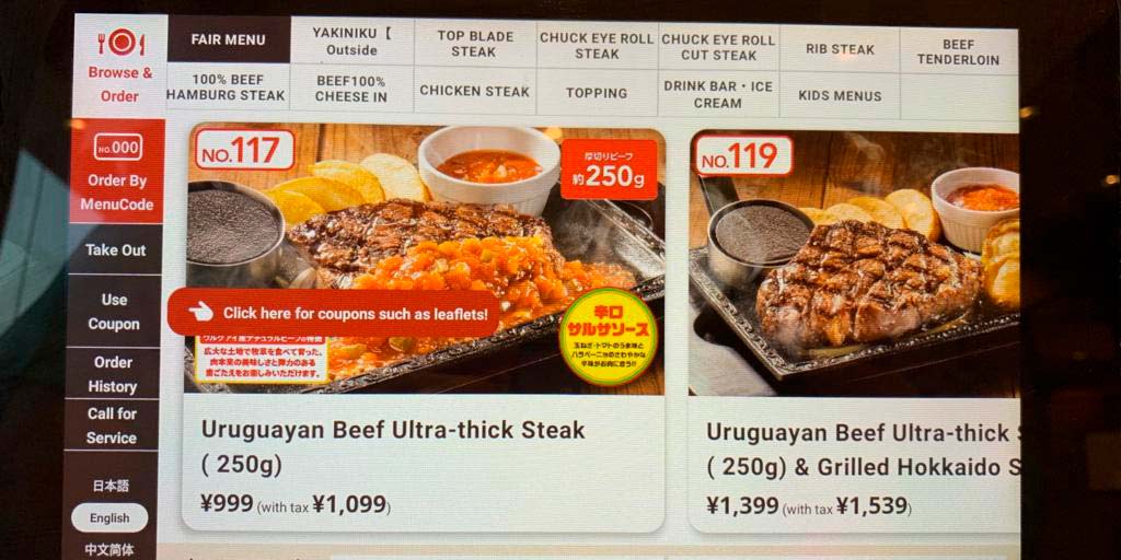 Promociones de carne uruguaya en el mercado de Japón.