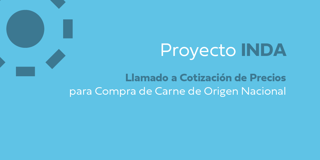 Llamado para compra de carne para INDA: vence 23 de noviembre.